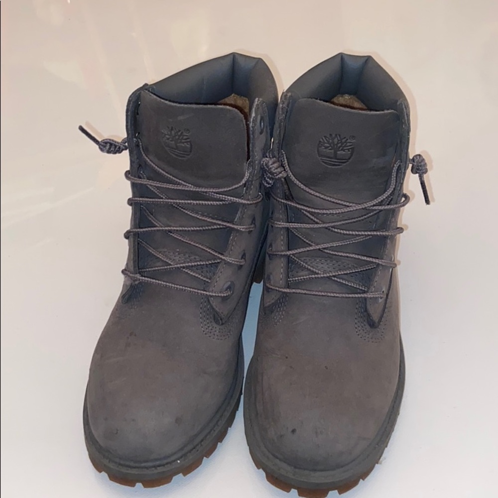 Gray Timberland Boots - Picture 1 of 5